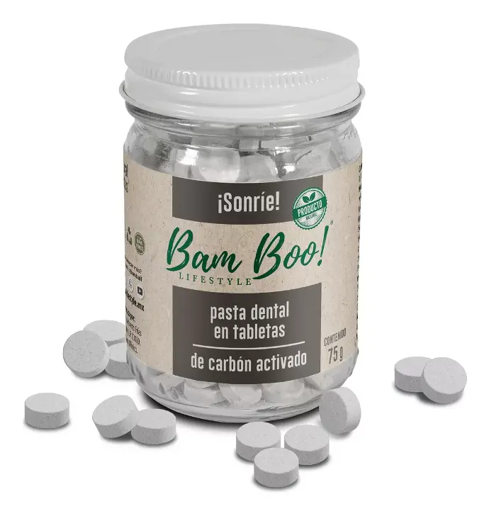 Frasco Pasta Dental Solida Carbon Activado