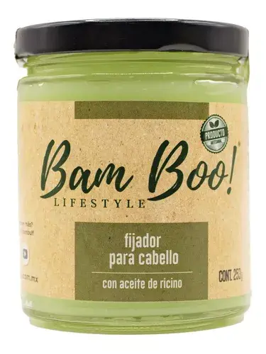 Fijador Natural para Cabello Ricino